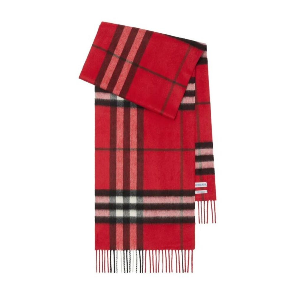 Giant Check Cashmere Scarf Women